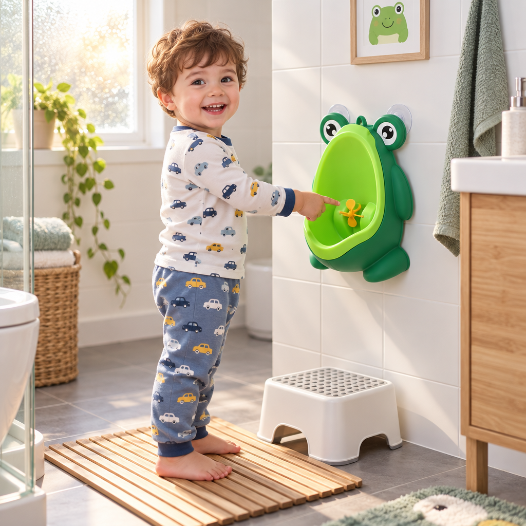 Urinoir grenouille - nettoyage facile
